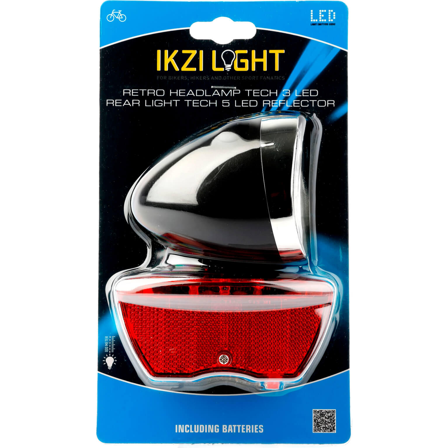 IKZI Light verlichtingsset Retro batterij zwart