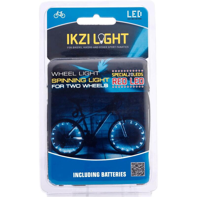 Lumière Wiellicht Spinning Light 20 LED Batterie rouge