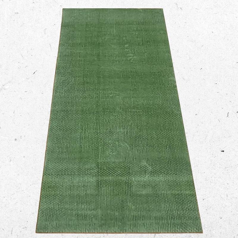 Natuurlijke rubber & jute vezel yogamat - Handgemaakt - 4 mm Olijfgroen