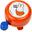 Cloche Enfant Miffy Avec Drapeau Orange Sur Carte