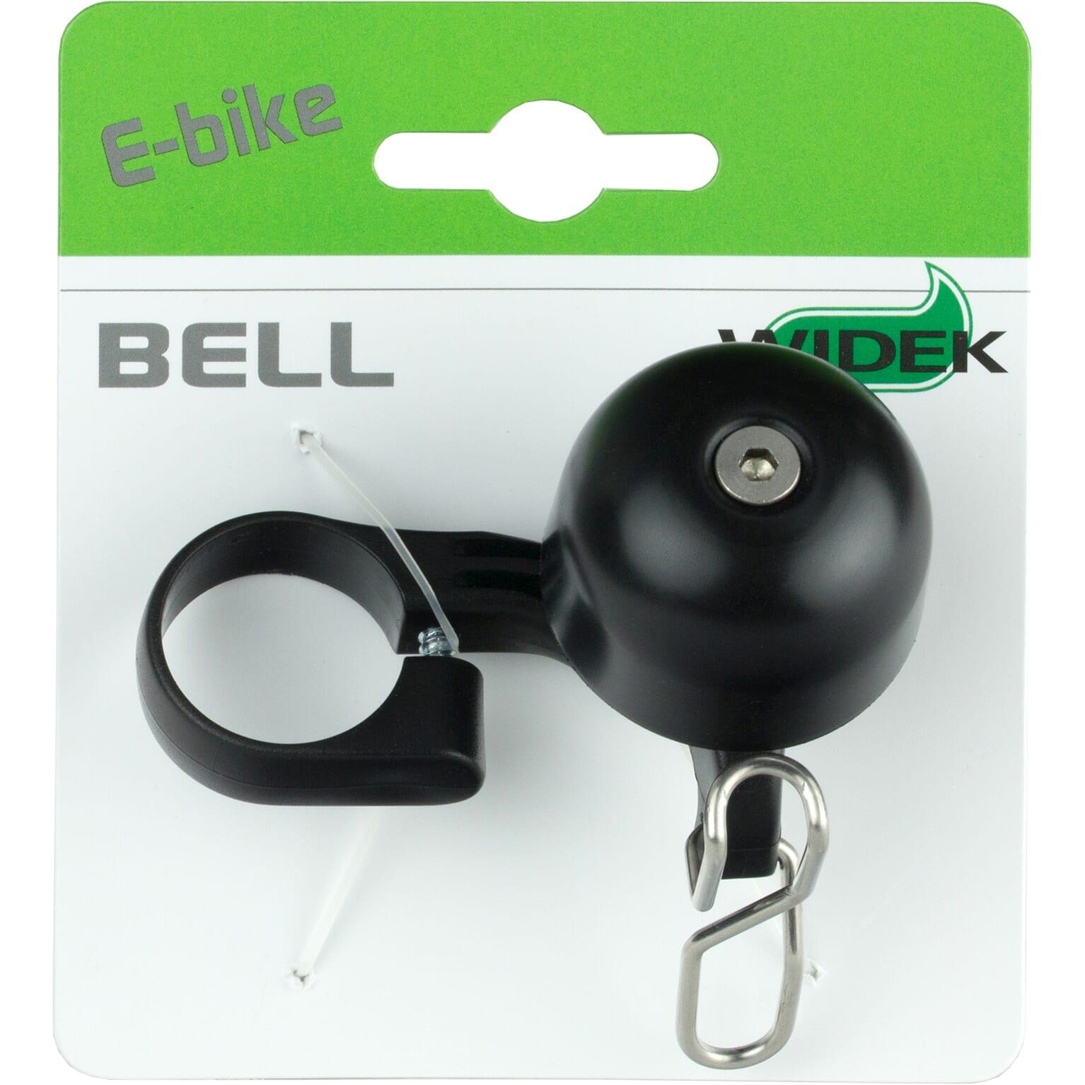WIDEK Bel Paperclip E-Bike Met Speciale Beugel Zwart