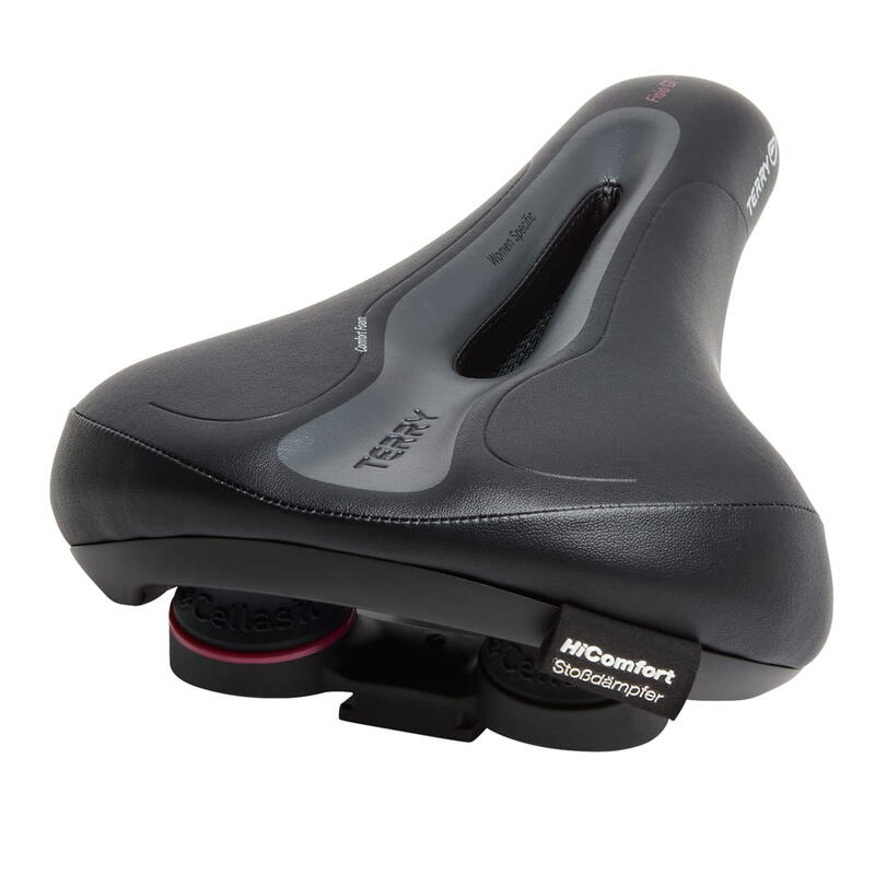 Selle de vélo de tourisme femme Women noir