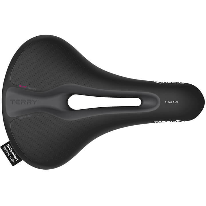 TERRY Comfortabele Terry Fisio Flex Max Gel Zadel voor Dames Zwart