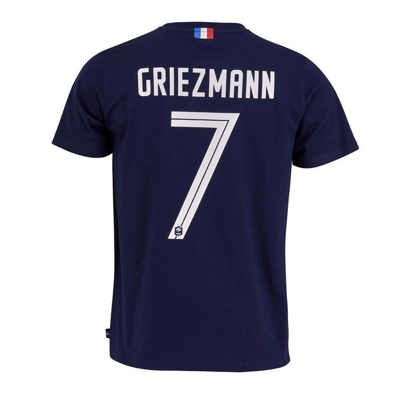 Griezmann T-shirt Supporter Marine Homme Equipe de France