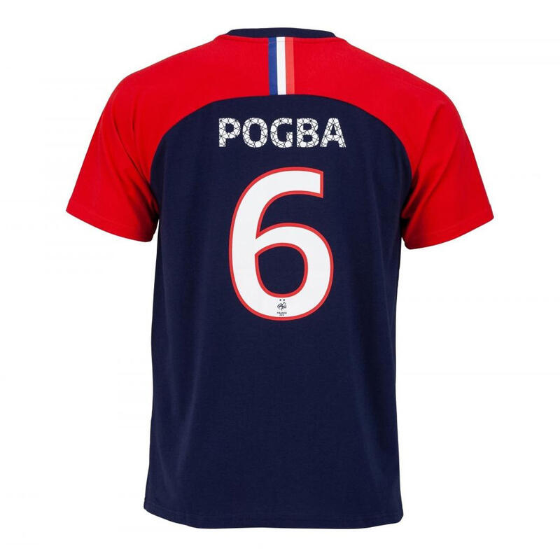 Pogba T-shirt Fan Marine/Rouge Homme Equipe de France