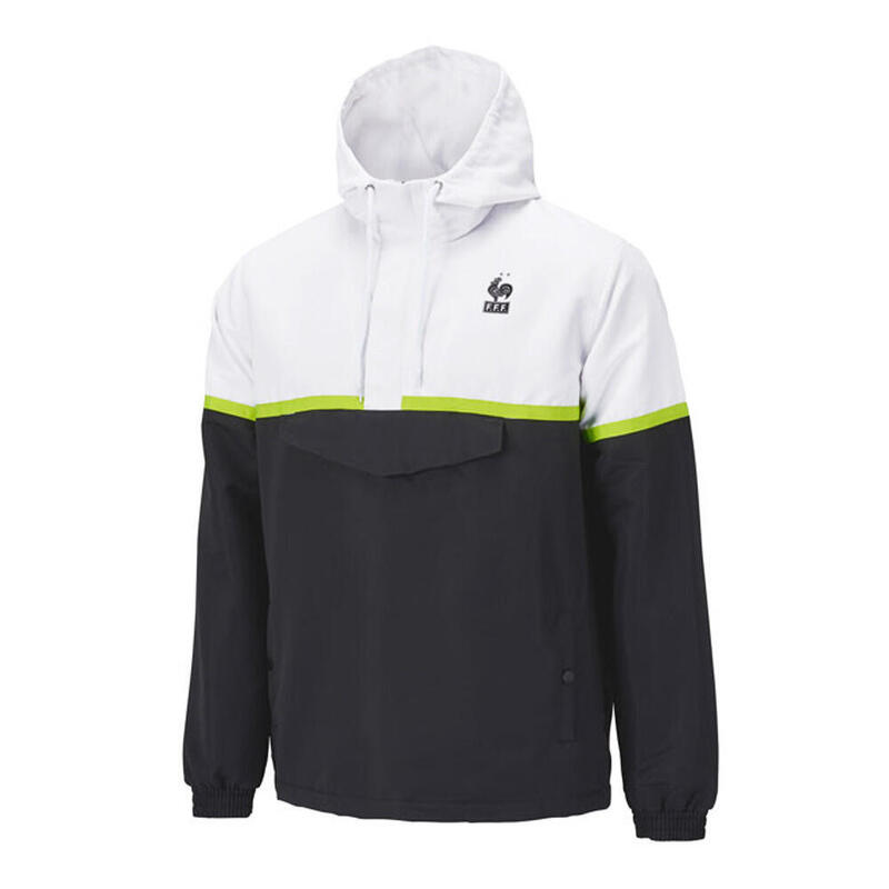 Coupe-Vent Blanc/Noir Homme Equipe de France