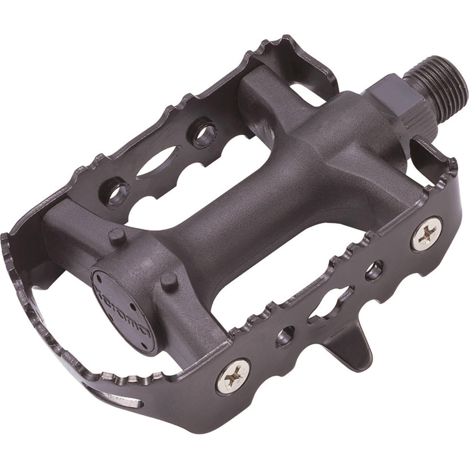 UNION Pedali per mountain bike in resina con gabbia in acciaio Marwi SP931 9-16"