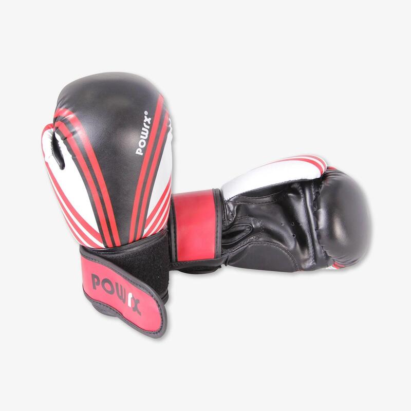 Guanti da Boxe in Pelle Finta per Bambini, Colore: Giallo-Nero, Peso: 6 Oz.