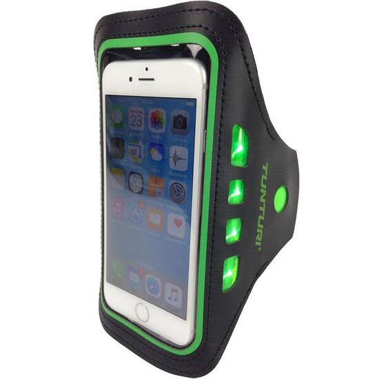 Bracelet téléphone Tunturi LED - Support pour téléphone portable Smartphone