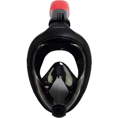 Maschera subacquea integrale Tunturi Junior nera con supporto GoPro
