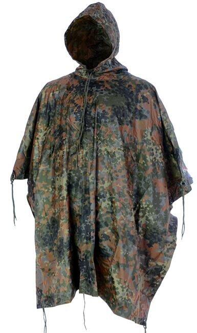 MIL-TEC Waterproof Poncho Ripstop Flecktarn