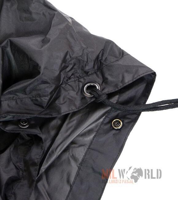 Waterproof Poncho Ripstop Black 2/6