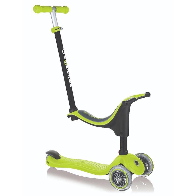 Trottinette draisienne / Tricycle  GO UP Sporty Lights with Stabilisateur  Vert