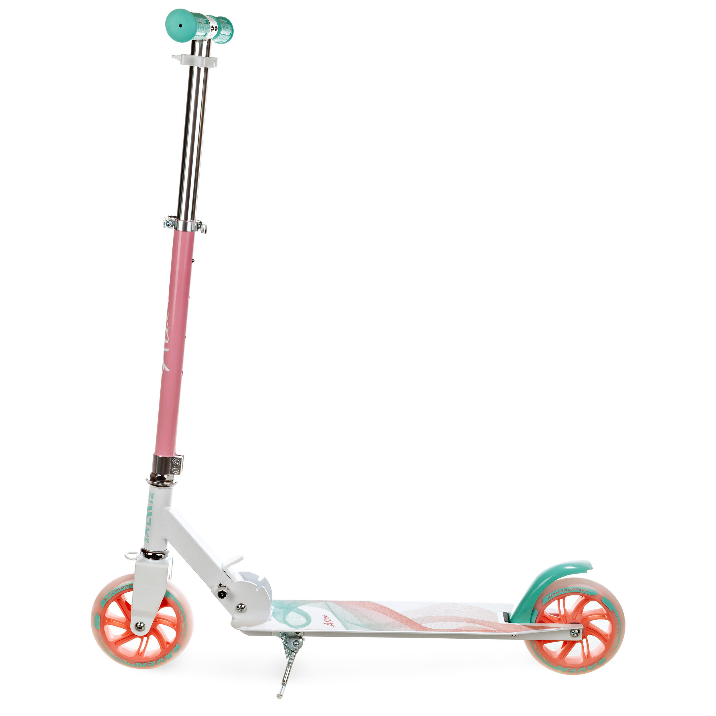 TROTINETE ALICE PARA CRIANÇAS RODAS DE LUMINOSO DOBRÁVEL 145MM RAVEN 5/7