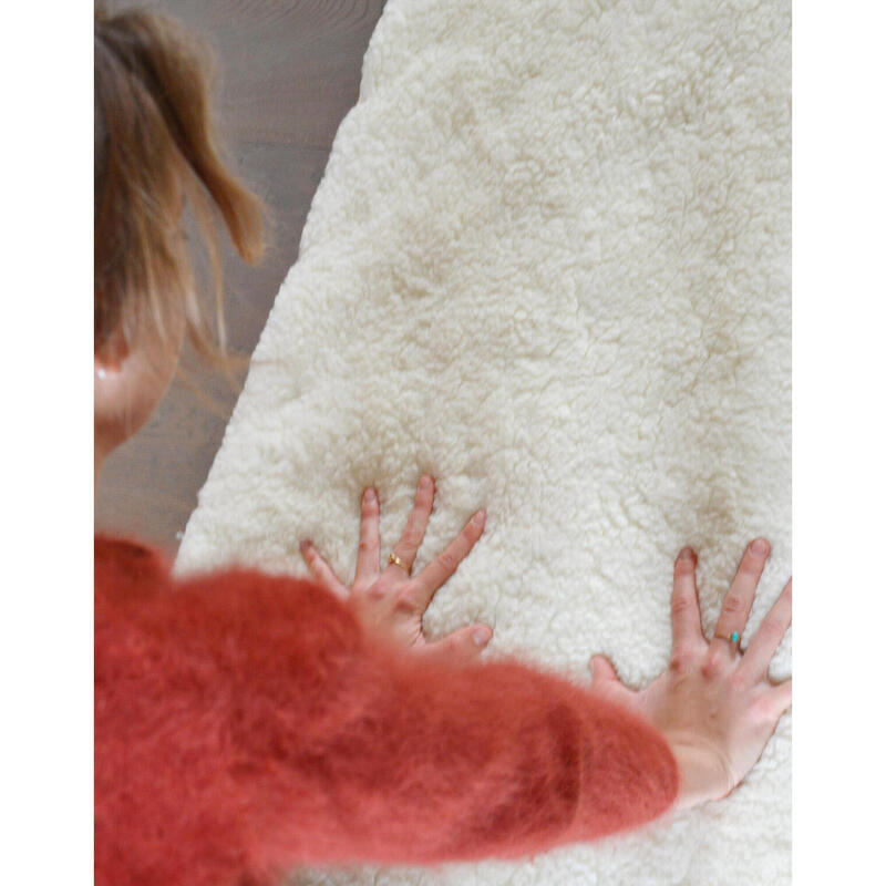 Yogamat cover wol - extra zacht en dik - Yoga Nidra - 183×65 cm