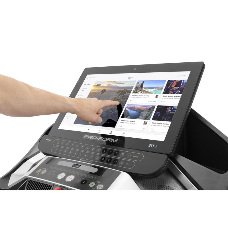 Loopband Pro 9000 aangesloten iFIT / 19 km/u / 21,5" HD-touchscreen