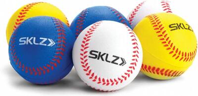Schaumstoff-Baseballs - weiche Trainingsbälle - 6 Stück