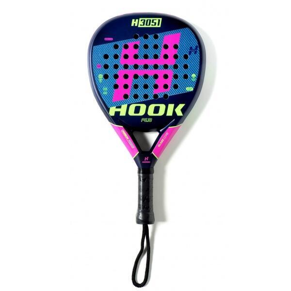 Zachte diamantvormige padel racket - H30 Fuscia