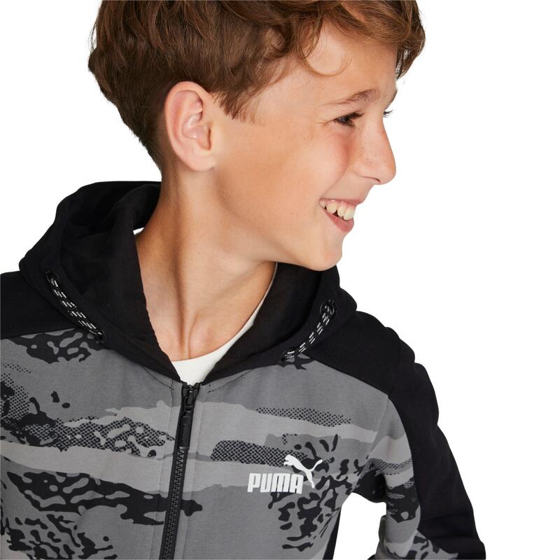 Sudadera con cremallera para niños Puma Alpha FL B