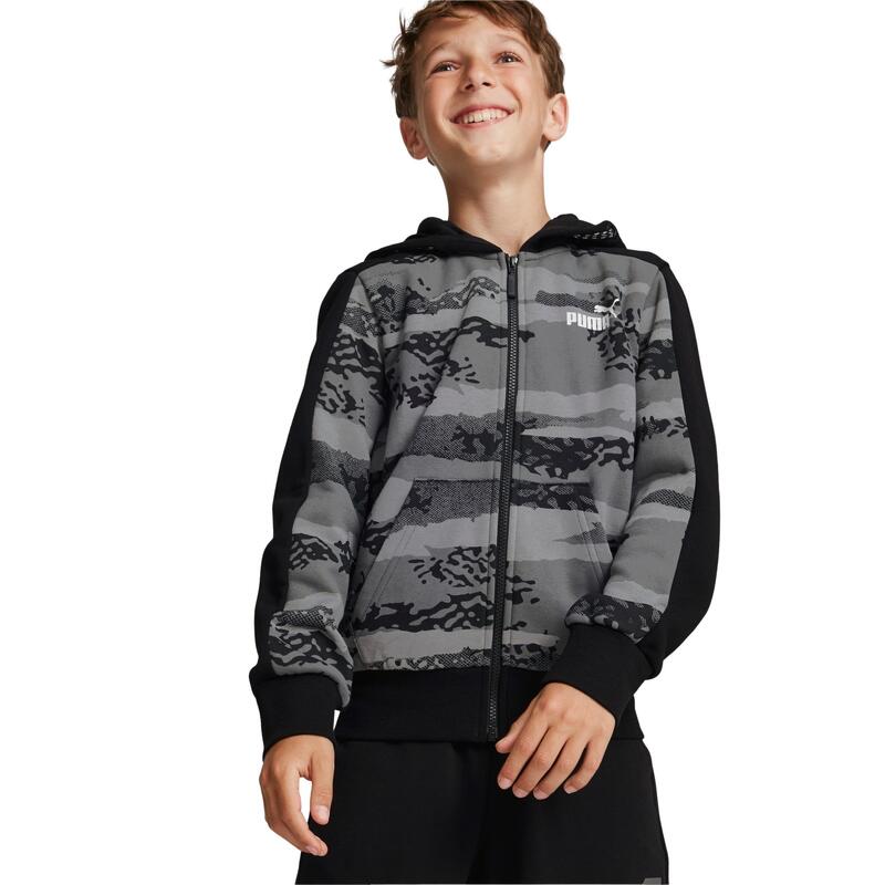 Sudadera con cremallera para niños Puma Alpha FL B