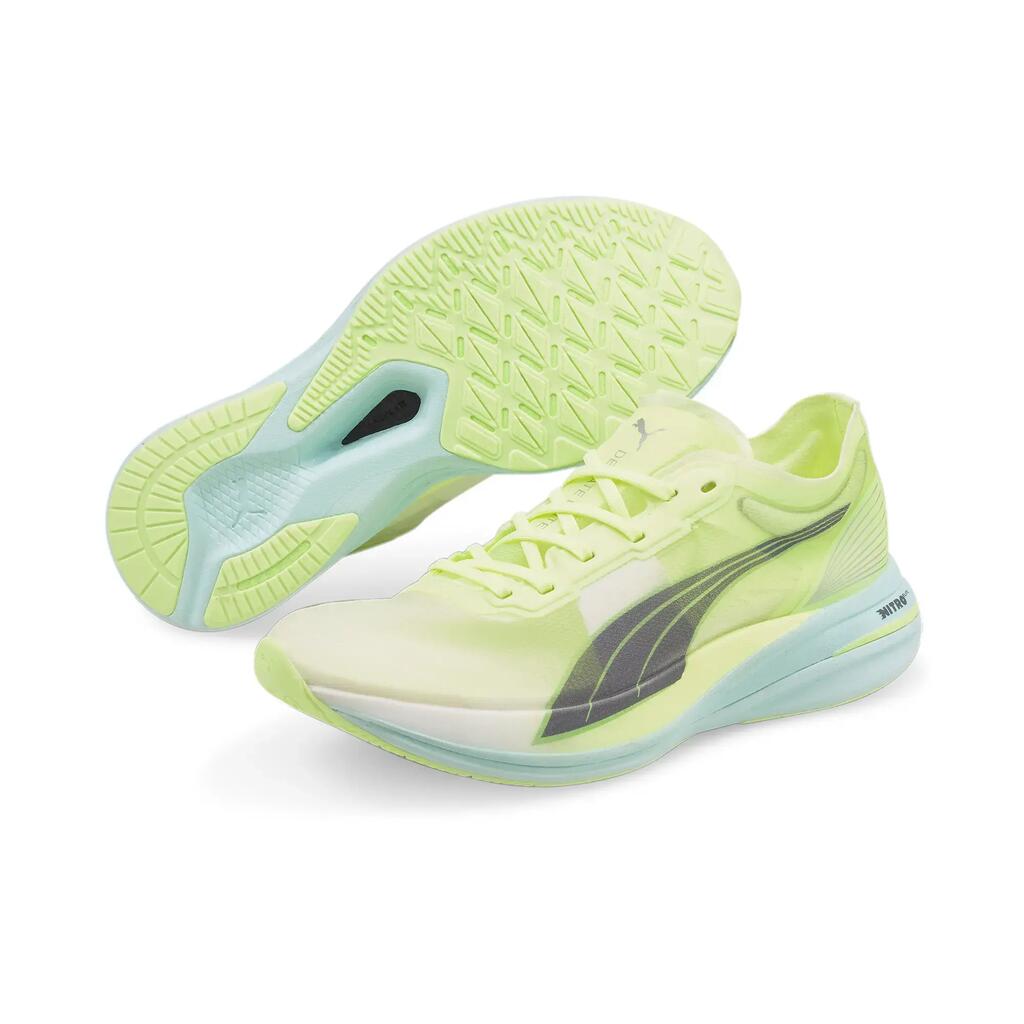 Puma Deviate Elite Womens Green Running Shoes