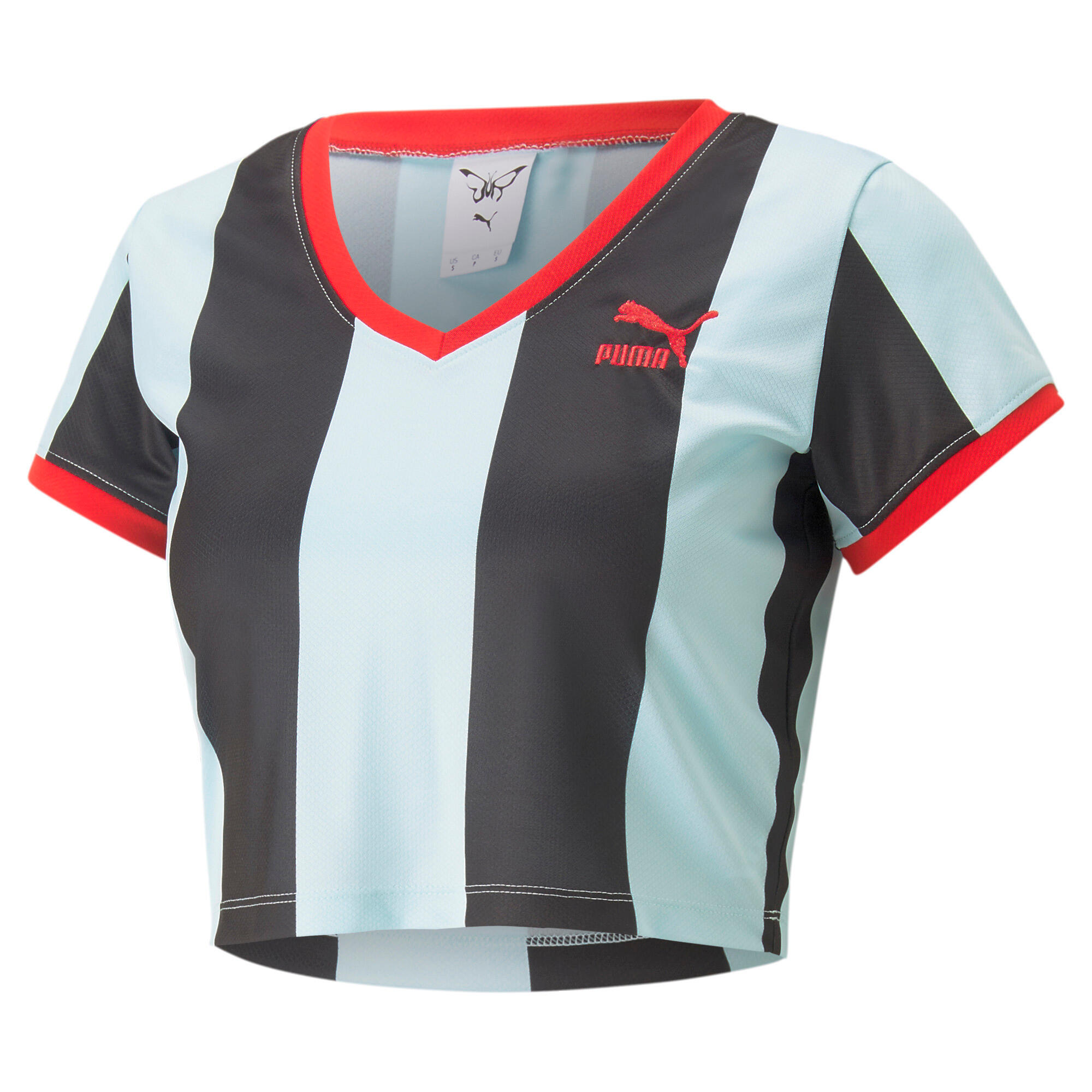 Puma Abbigliamento Top e t-shirt T-shirt T-shirt a maniche lunghe Maglia da calcio a maniche lunghe con mezza zip teamLIGA Youth 