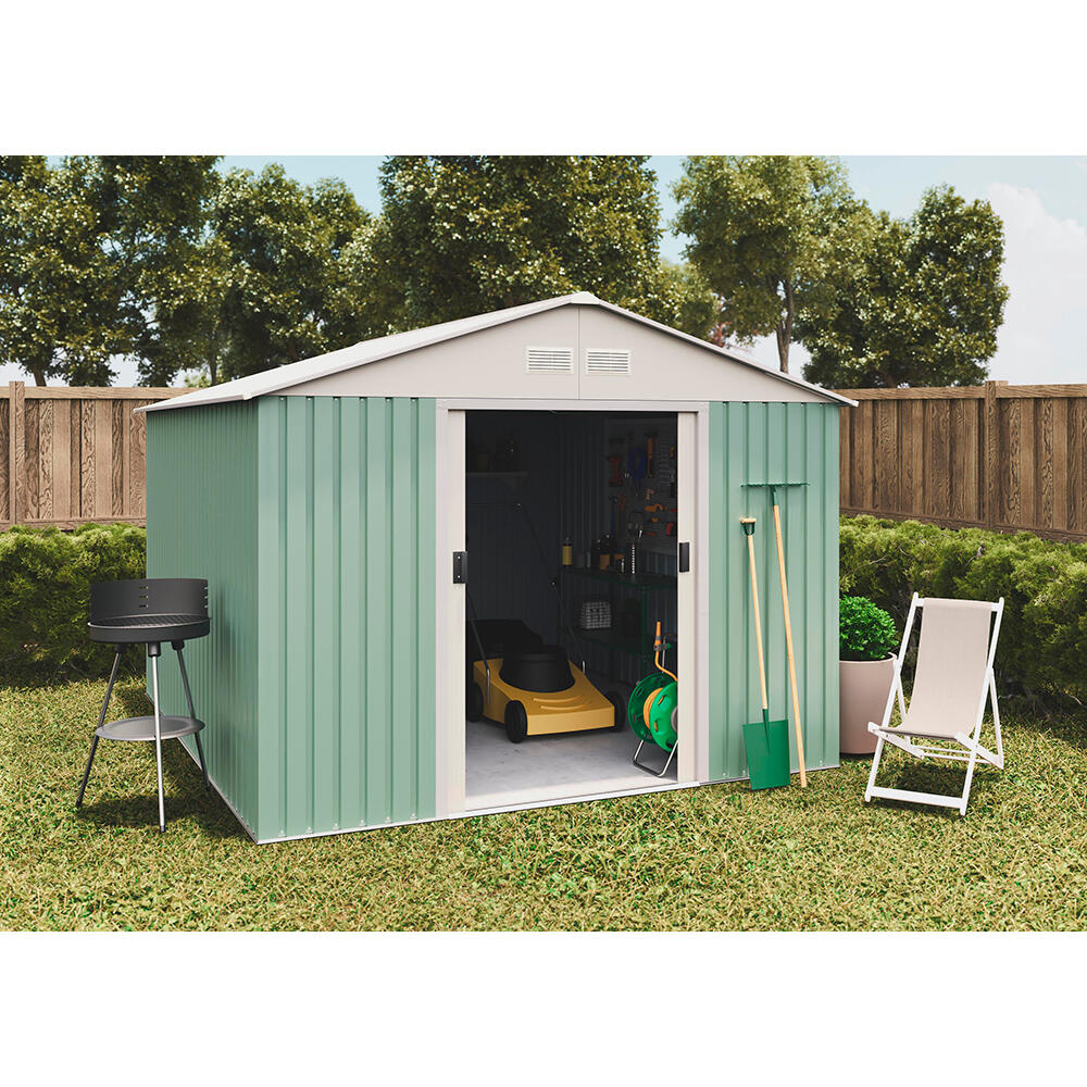 Abri de jardin métallique Galliv 7,86 m² - 10 ans de garantie - 261x301x198 cm 3/5