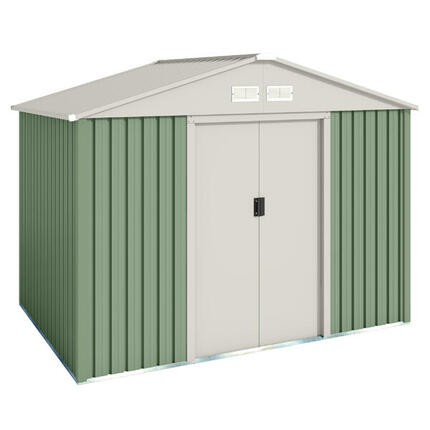 Abri de jardin métallique Gavle 4,72 m² - 10 ans de garantie - 261x181x198 cm