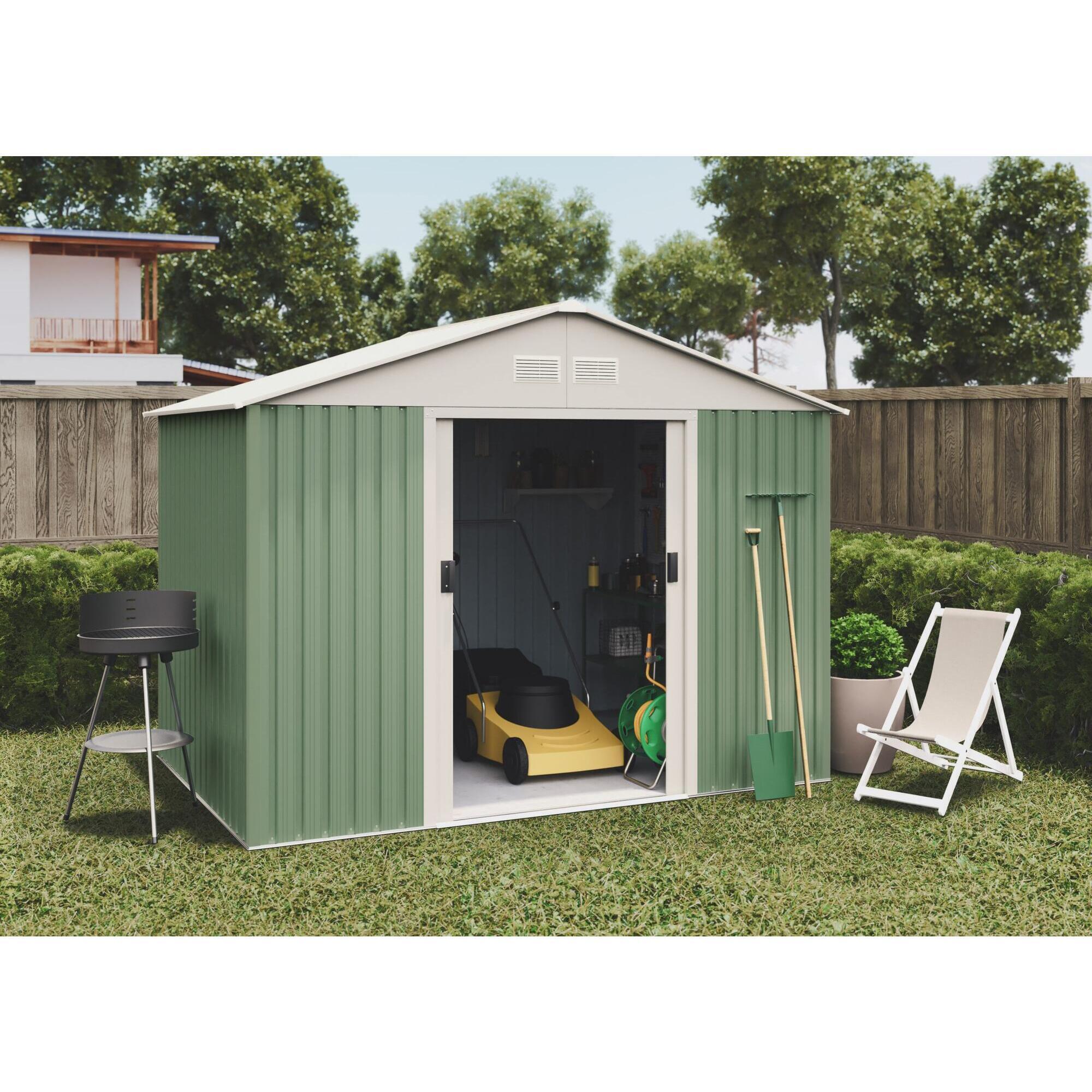 Abri de jardin métallique Gavle 4,72 m² - 10 ans de garantie - 261x181x198 cm 3/5