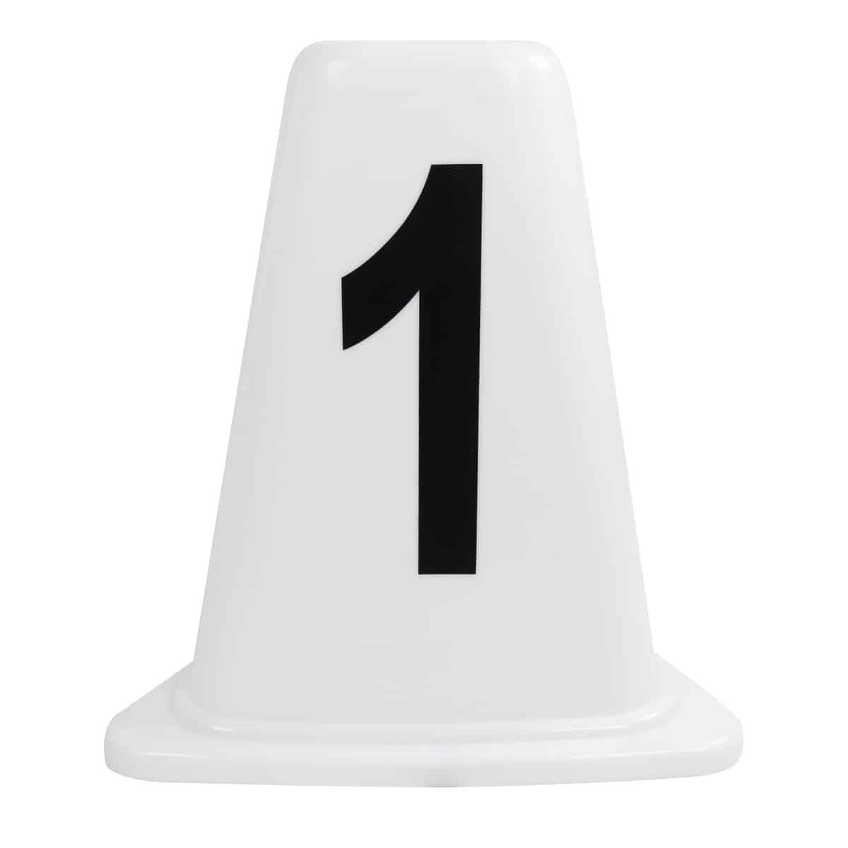 Plots de départ numérotés 1-8 lot de 8 plastique multicolore 2/4