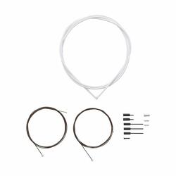 Jeux de câbles et gaines de changements de vitesses revêtus de polymère Shimano