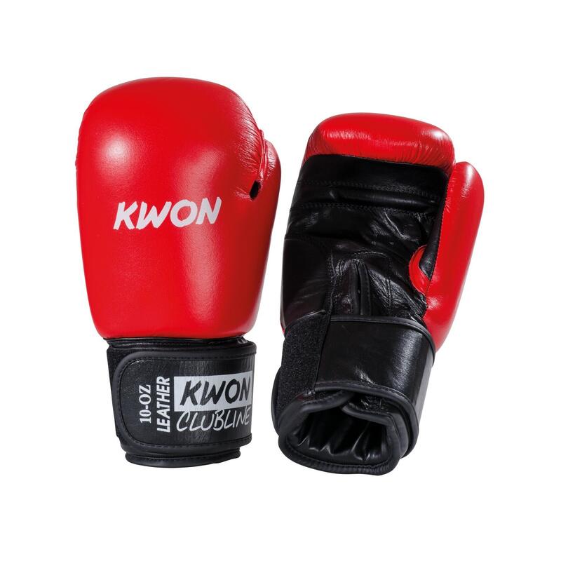 Gants de boxe en cuir Kwon Clubline Pointer