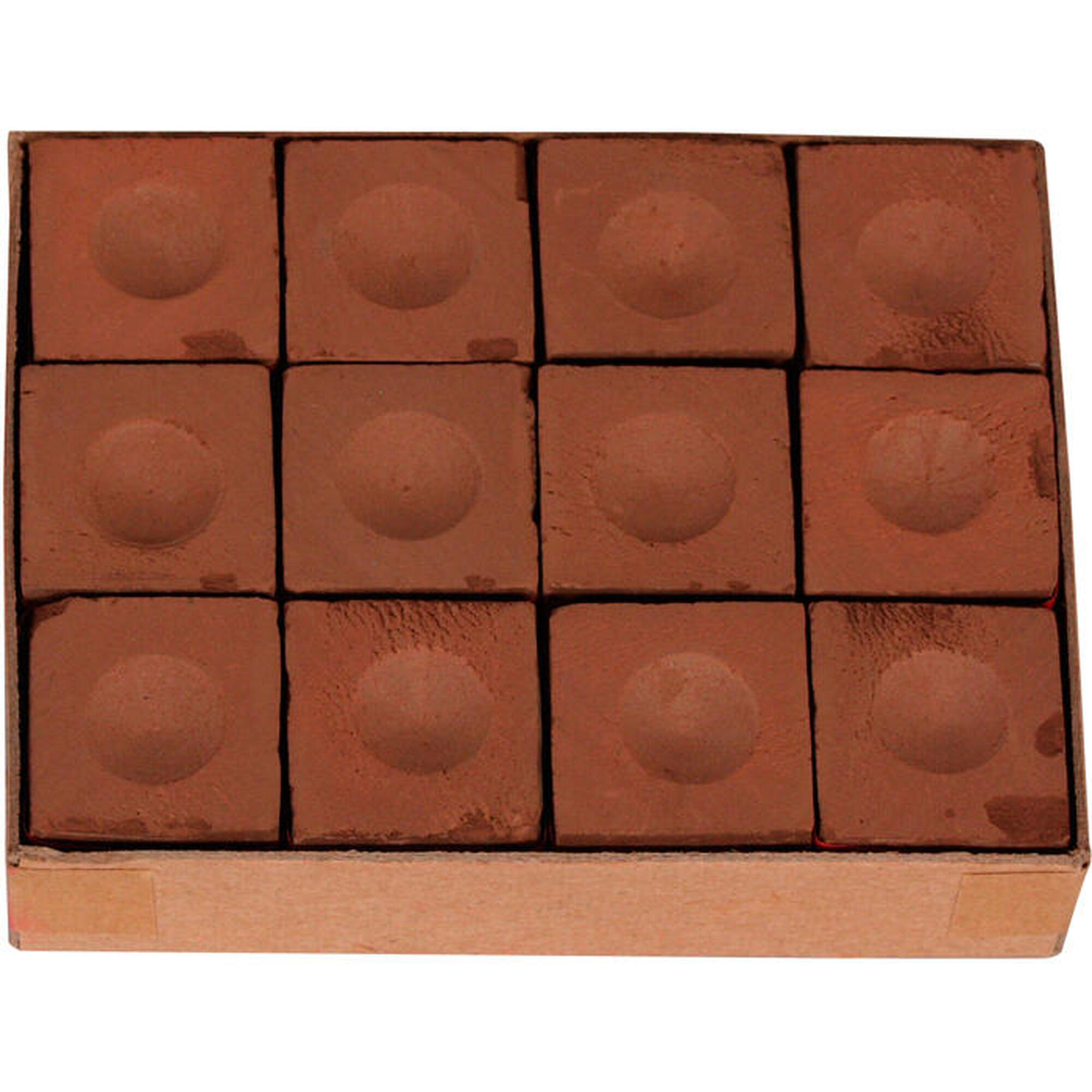 MASTER billiard chalk hnědá (12 ks)