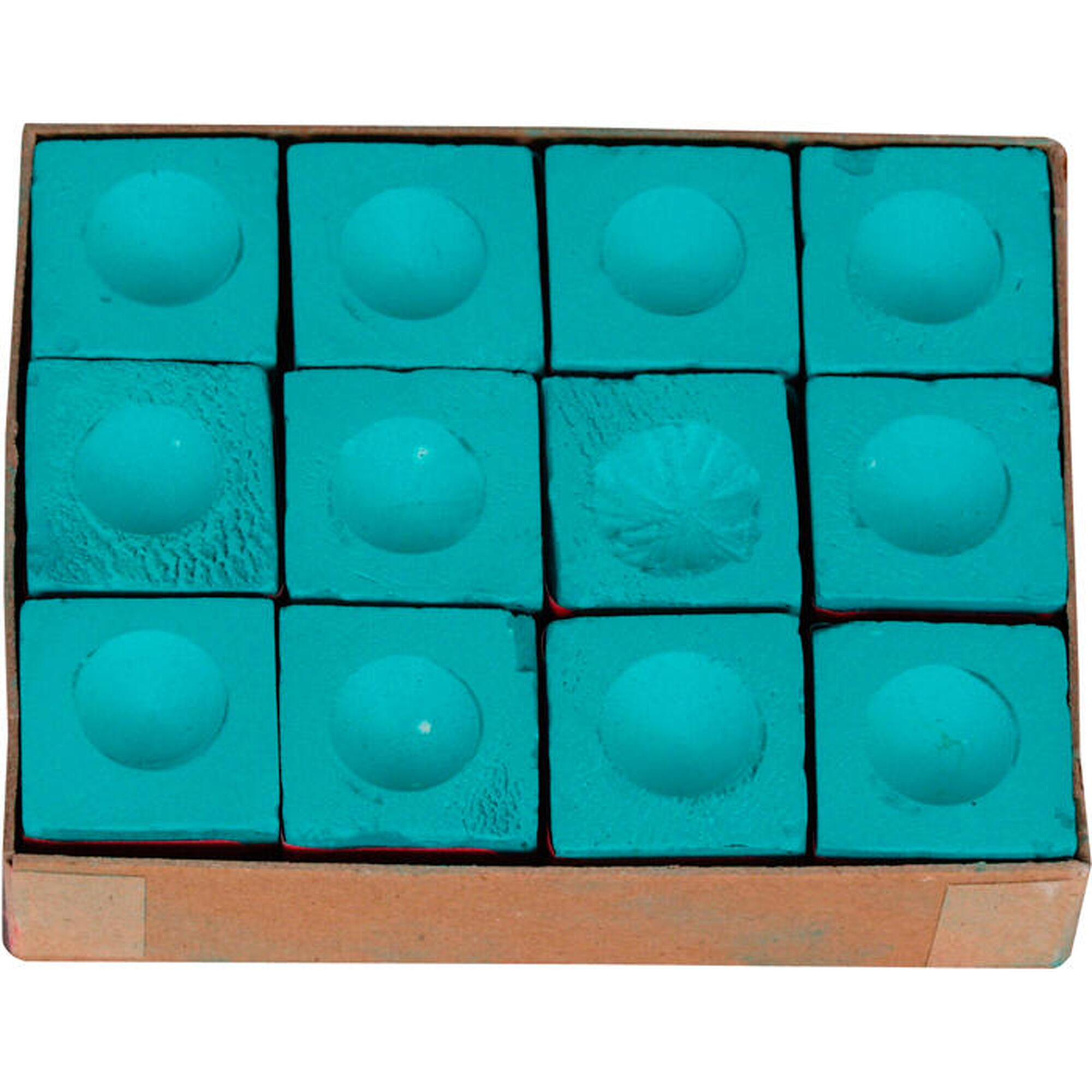 TRIANGLE Triangle billiard chalk green (12 ks)