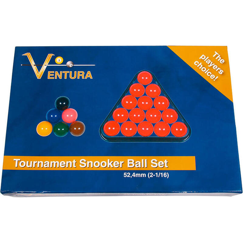 Conjunto de bolas de snooker Ventura Economia 52,4 mm