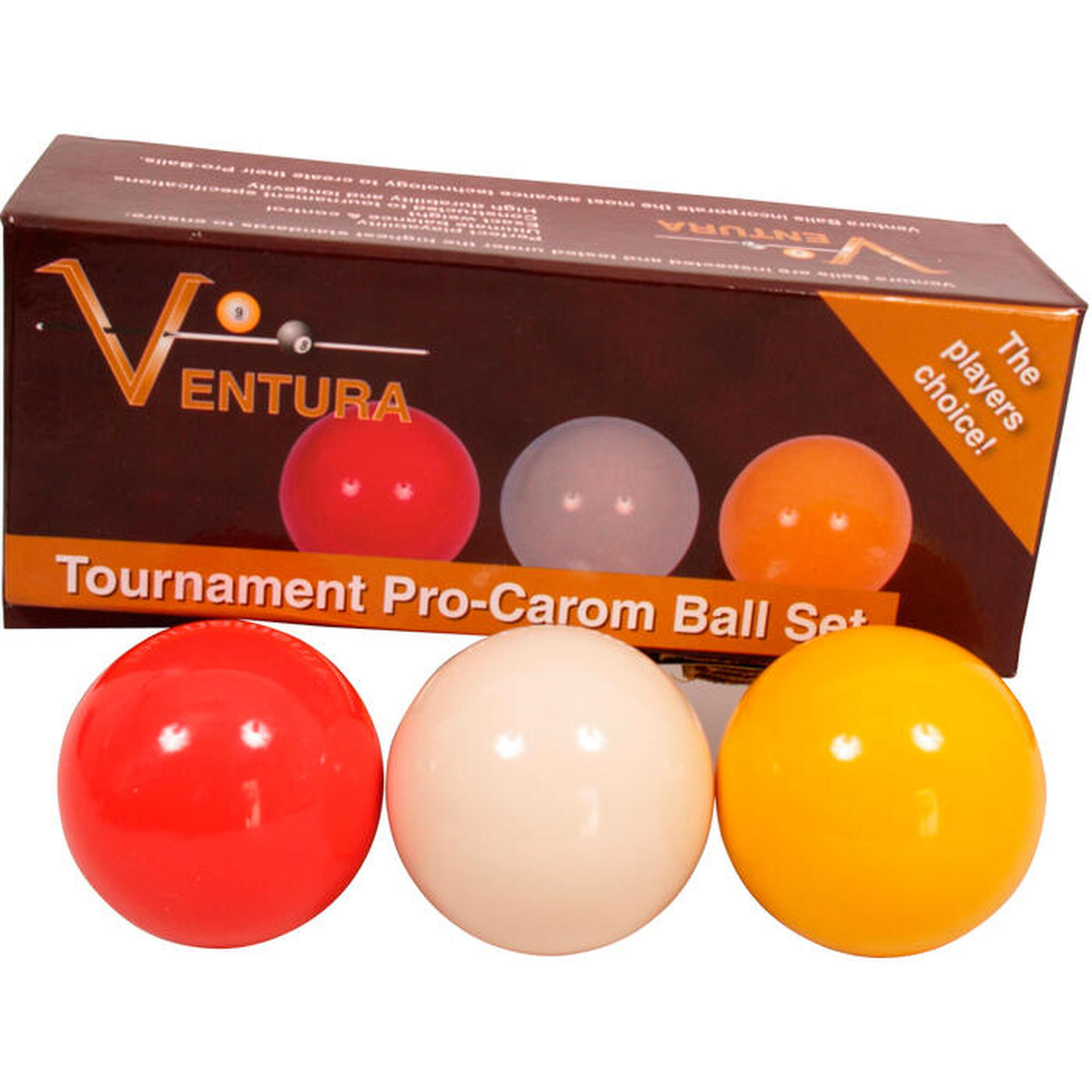 VENTURA Carambole ballen set Ventura Tournament