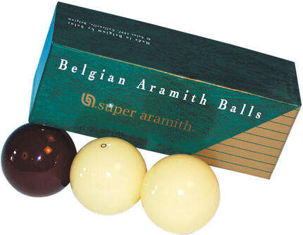 Jeu de carambole Super Aramith DARK RED 61.5 mm