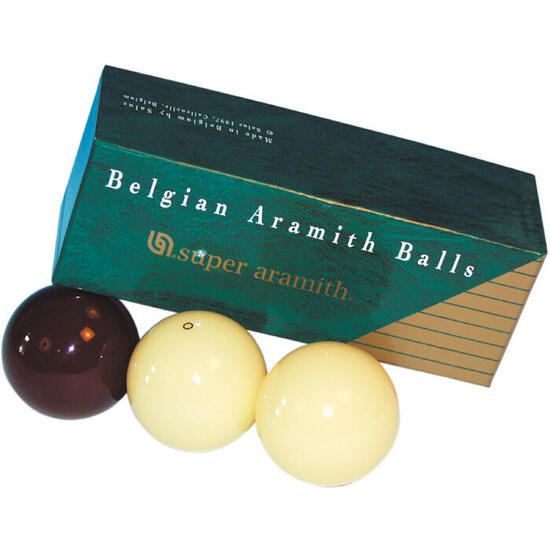 Set di palline da carambola Super Aramith DARK RED 615 mm