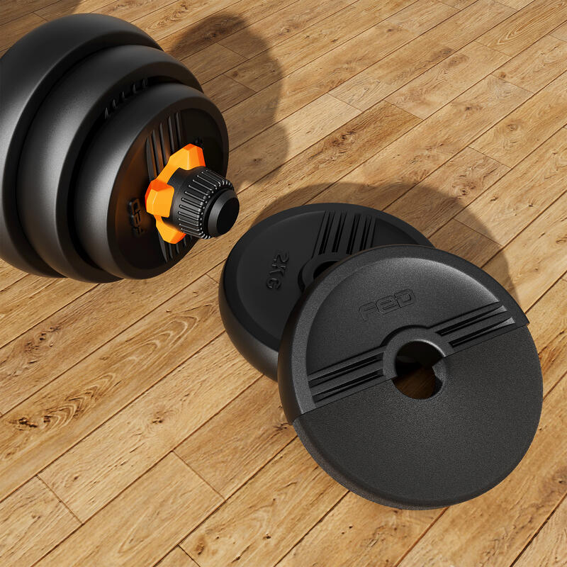 Set Hantel + Stange + Kettlebell + Sensor Xiaomi Fed V2 10kg