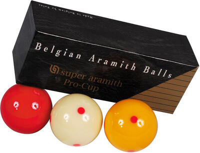 Set di palline da carambola Super Aramith PRO CUP 61.5 mm