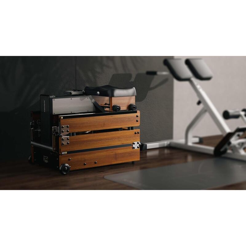 Kingsmith Rowing Machine WR1 Wioślarz wodny Brązowy, Bluetooth