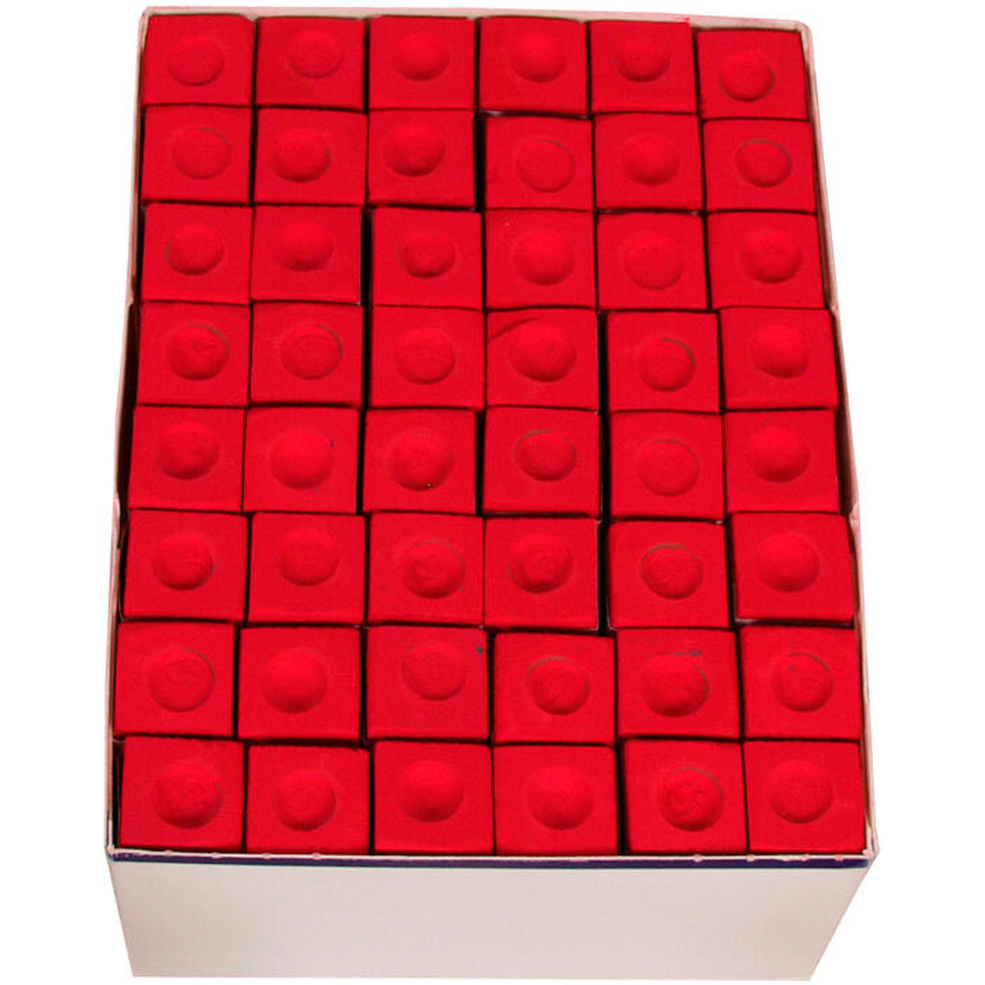 MASTER billiard chalk red (144 ks)