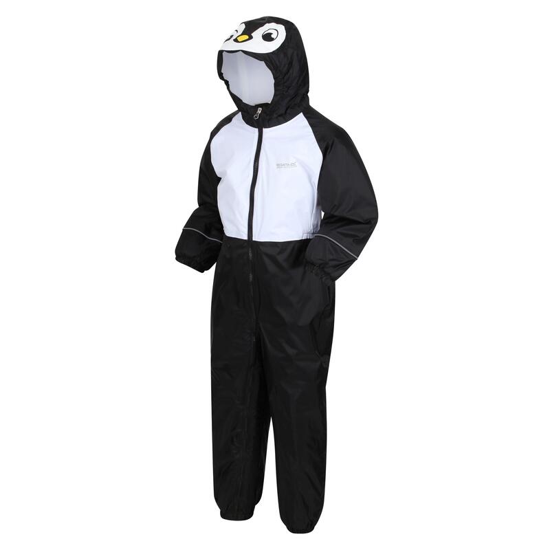 Traje Impermeable Mudplay III Pingüino para Niños/Niñas Negro