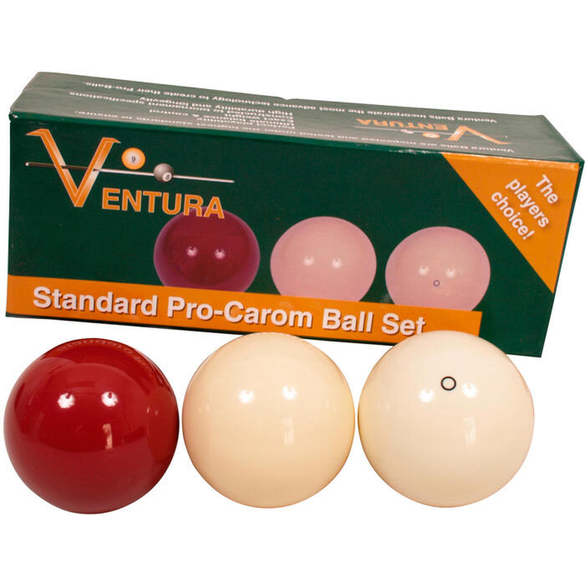 VENTURA Carambole ballen set Ventura Dark red