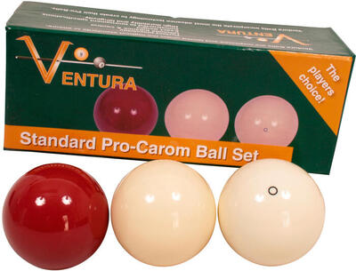 Set di palle da carambola Ventura Rosso scuro