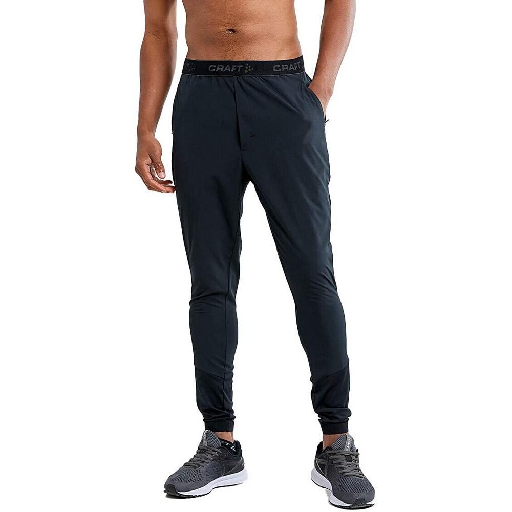 Mens ADV Essence Training Jogging Bottoms (Black) 3/4