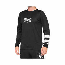 R-Core Maillot à manches longues - noir/blanc