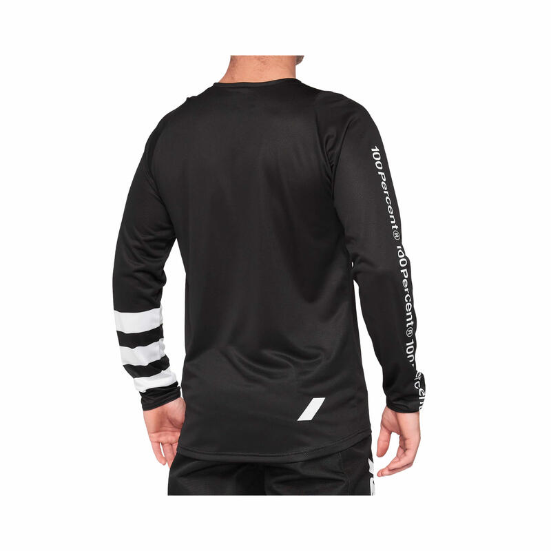 R-Core Long Sleeve Jersey - zwart/wit