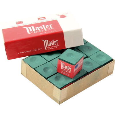 Master Billardkreide himmelblau 12 Stück