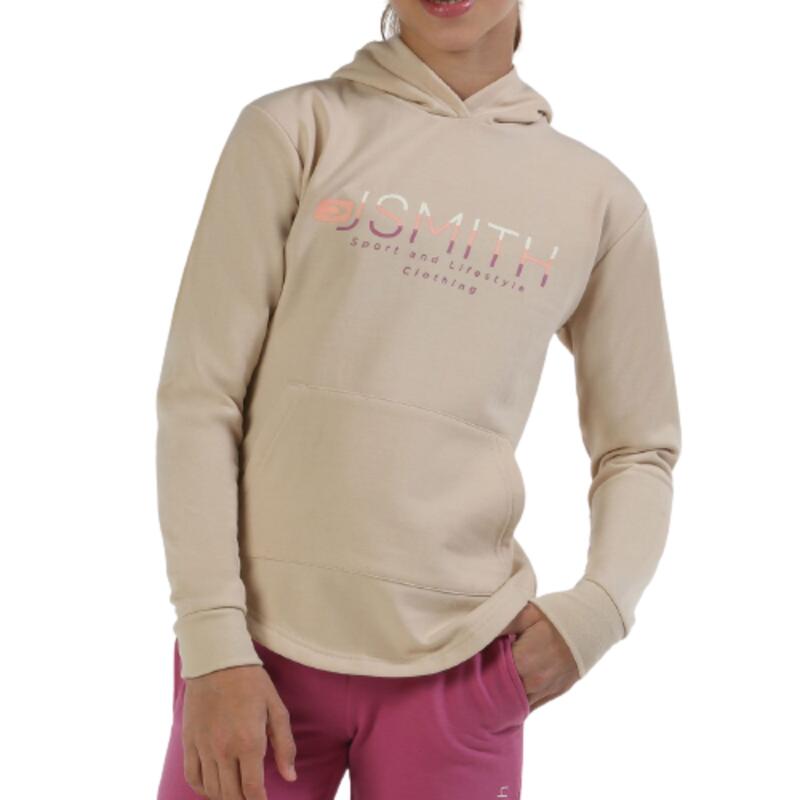 Camisola de Ginástica com Capuz JOHN SMITH MENINA. BEIGE